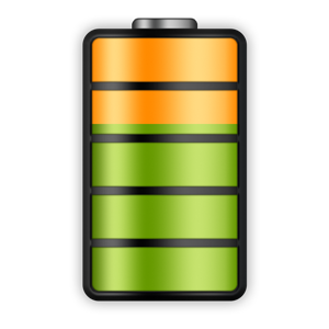 Info widget battery icon